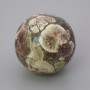 Souvenir sphere made of natural landscape jasper, diameter 44 mm ± weight from 100 g (Price per 100 g)