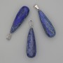 Azurite Pendant, Faceted Drop 53×42×14 mm+