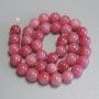 Tourmaline Beads, Smooth Ball, Diameter 10mm ±, On a Thread, Length 37cm+