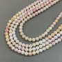Beads Czech Crystal Multicolor on Thread, Faceted Ball, 8 mm Diameter, 38 cm Length