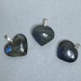 Heart Labradorite Pendant 30x30mm+-, length 40mm+-