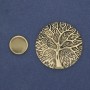 Magnetic Brooch Accent Tree 40mm ± Golden Metal