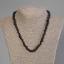 Garnet chip necklace, diameter 6–9×2–4 mm, length 50 cm ± with clasp