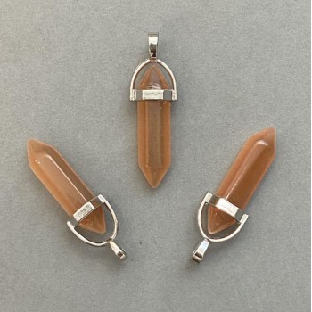 Кулон Котяче Око шестигранник кристал куля 8х31х41мм+