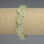 Prenite Oval Bracelet, beads about 18×13 mm, 18 cm length, elastic base