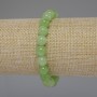 Chrysoprase Olivine Bracelet, Smooth Beads, 8mm Diameter ±, Length 18cm Stretch