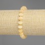 Citrine Bracelet, Faceted Rondelle, 8×5 mm diameter, 5 mm +/- beads, 3 mm +/- seed beads, length 18 cm +/- stretch