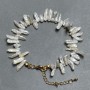 Baroque Pearl Bracelet 10-13×4-5 mm, length 18 cm with a 5 cm chain