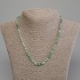 Emerald Necklace with Faceted Cube Beads