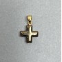 Hematite Cross Pendant 19x12mm+