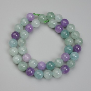 Fluorite Beads Ball, 10.5 mm Diameter, 38 cm Length