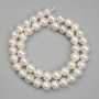 Freshwater Pearl Beads, diameter 8–9 mm, on a 39 cm strand
