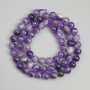 Amethyst Beads, Smooth Round 6mm, 38 cm on Thread