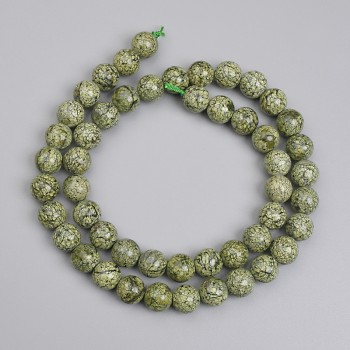 Serpentine Beads - Smooth 8mm on Thread