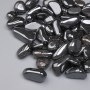 Natural hematite chip without hole, tumbled bead 9-18 x 7-10 mm ± (per 100 g ±)