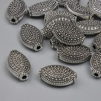 Bead insert finding, silver color, 12.5 × 7 mm, hole diameter 1.7 mm, packaging 20 g ~15 pcs