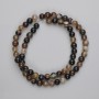 Agate Beads, Smooth Round 6mm, On Thread, 38 cm Length+