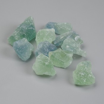 Natural unprocessed fluorite stone, diameter 21-23×22-30 mm +/- (assorted sizes) (Price per 100 g)
