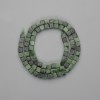 Zoisite cube beads, 4x4 mm, 39 cm length on thread