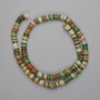 Skafarka shell rondelle beads, diameter 6x1mm, length 39 cm on fishing line