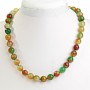 Agate Necklace Brazil 10mm Faceted