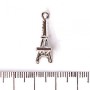 Findings: Eiffel Tower Pendant with Crystals 25x8mm, Pack of 3