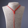 Red neck cord 60 cm