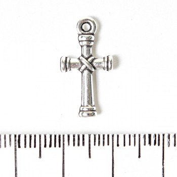Cross Pendant Findings 20×11mm, 20 g packaging, ±24 pcs