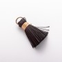 Crafting supply: Mini Silk Brush with Ring "Silk" Lsm, 5mm diameter, price per piece