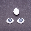 Hardware 'Live Eyes' pair, gray color, pupil, 6 mm diameter, 8×12 mm oval, 50 pairs