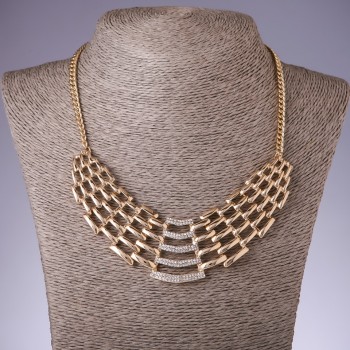 Кольє Хайтек в римському стилі, довжина 42-48см жовтий метал