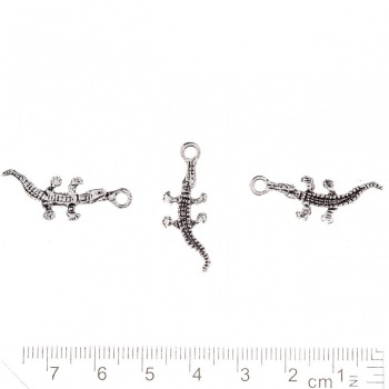 Pendant hardware 'Crocodile' 10x25mm