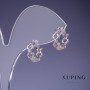 Xuping Earrings 4.5×12 mm Rhodium
