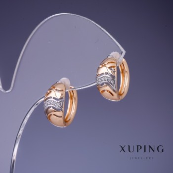 Xuping Earrings 7x14 mm '18K Gold Plated'