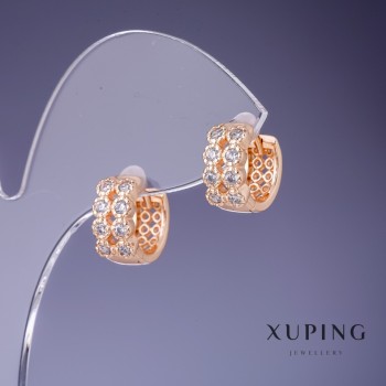 Earrings Xuping 6x12mm '18K Gold Plating'