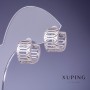 Xuping Earrings 14x9mm Rhodium