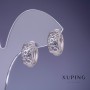 Xuping Rhodium Earrings 15×8 mm