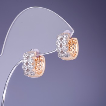 Xuping Earrings 6x12mm '18K Gold Plating'