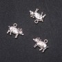 Pig Pendant Findings, 20x16 mm, packaging 20 g ± 8 pcs