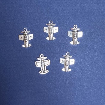 Airplane Pendant Findings 15x20mm, packaging 20g +/- 15pcs
