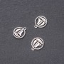 Boat Pendant 15x18mm, packaging 20 g +/- 14 pcs