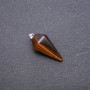 Pendant 'Pendulum' made of Tiger's Eye natural stone 40x30x13mm