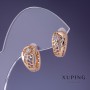 Xuping Earrings 8x14mm '18K Gold-Plated'