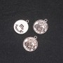 Pendant fittings Zodiac Scorpio, 17 mm diameter, packaging 20 g +/- 11 pcs