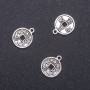 Dragon Coin Pendant Finding, diameter 15mm, length 19mm, diameter 1.75mm, packaging 20g, 17pcs (+ -)