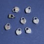 Bead insert finding, 10×13 mm, inner diameter 4 mm, packaging 20 g ± 12 pcs