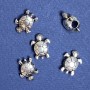 Bead insert Turtle, 16x13mm, hole 4.7mm, 20 g, 7 pcs
