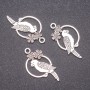 Pendant fittings Parrot d8×15mm, diameter in-1, 8mm bevel finish 20g ± 16pcs