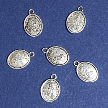 Pendant Saint Martin, 12×18 mm, hole diameter 1.8 mm, finish 20 g, +/- 18 pcs