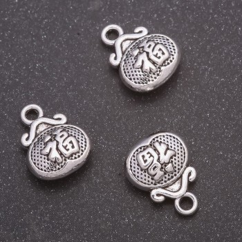 Pendant hardware 'Chinese Lantern', diameter 10×13 mm, packaging 20 g +/- 14 pcs